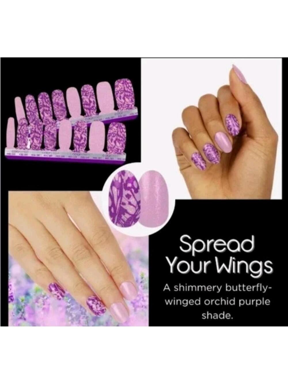 Color Street SPREAD YOUR WINGS Nail Polish Strips